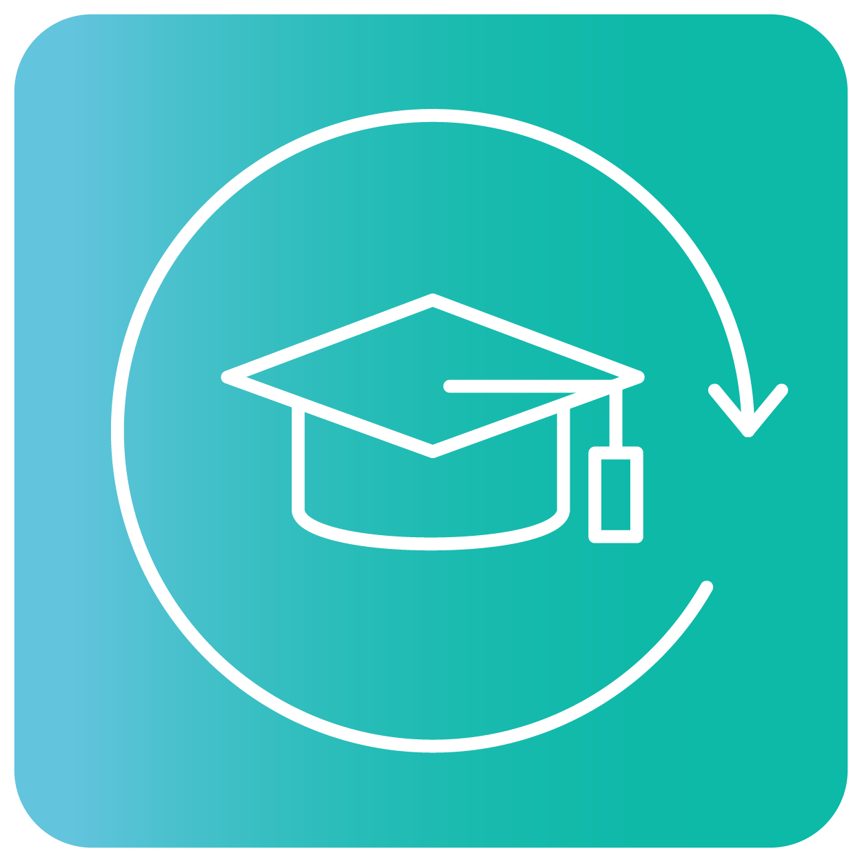 Continuous learning icon